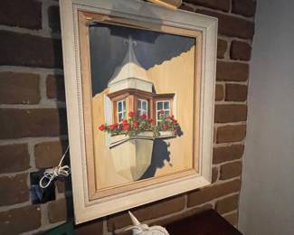 Local Painter - window original art