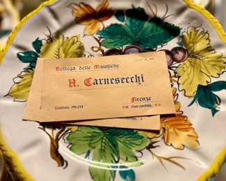 Huge set of Italian Porcelain