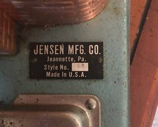 JENSEN MFG CO. JEANNETTE PA.  STEAM ENGINE #65, WE HAVE THE ORIGINAL BOX