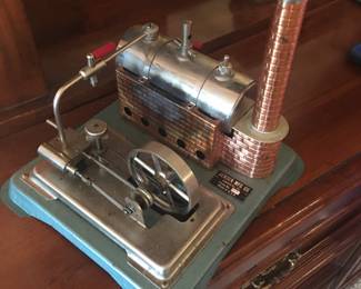 JENSEN MFG CO. JEANNETTE PA.  STEAM ENGINE #65, WE HAVE THE ORIGINAL BOX