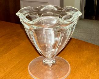 Dessert glasses.  Four available.