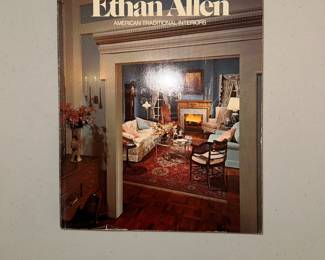 One of several Ethan Allen interior design softbank books.