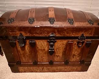 Antique trunk.