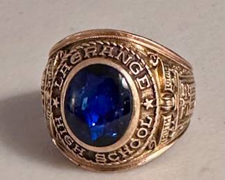 LaGrange High School ring, class of 1956.