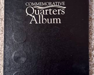 Vintage Quarters Album with quarters issued for all fifty states plus Washington DC.