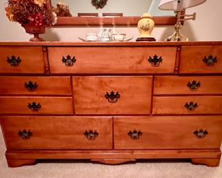 Dresser and night stand (previous picture) from C.B. Atkin Co of Knoxville, TN.