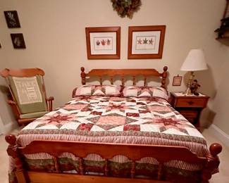 Dresser (next picture) and night stand from C.B. Atkin Co of Knoxville, TN.