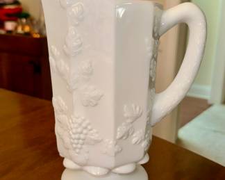 Westmoreland milk glass pitcher.