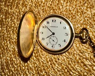 Caravelle pocket watch.
