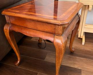 small cherry wood table