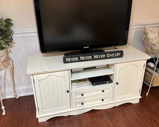 TV console with storage