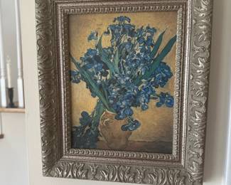 Blue Irises reprint