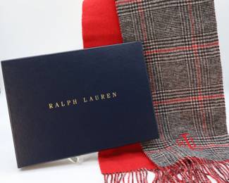 RALPH LAUREN SCARF AND BOX