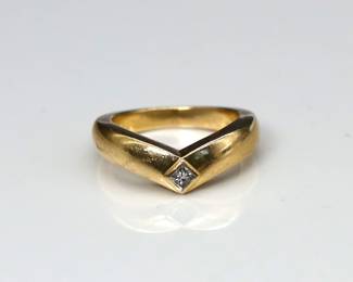 CARTIER GOLD AND DIAMOND RING