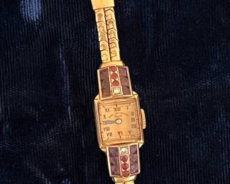 GOLD, AMETHYST, RUBY WATCH