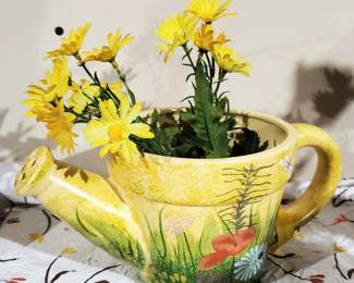 painted Watering can 