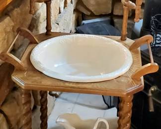Antique wash basin stand 