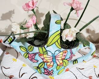 painted Watering can 