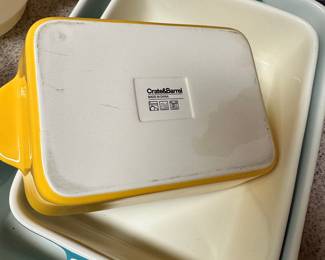 Crate and Barrel Baking dishes