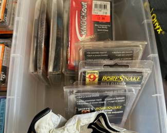 Firearm cleaning supplies