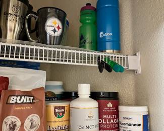 Travel Cups and mugs, Vitamins and suppliments