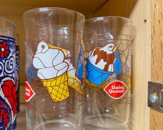 Vintage Dairy Queen Glasses
