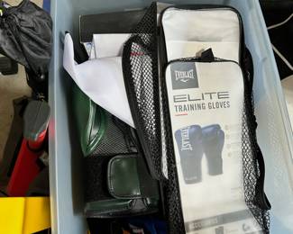 Training gloves and Exercise Gear