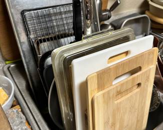 Cutting boards and bakeware