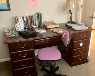 Desk & Rolling Chair