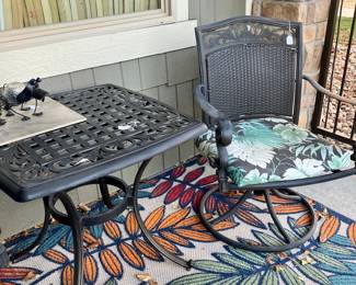 Patio Furniture & Rug