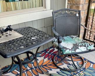 Patio Furniture & Rug
