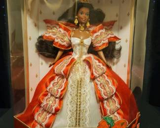 1997 Vtge Holiday Barbie Special Edition 10th Anniversary 