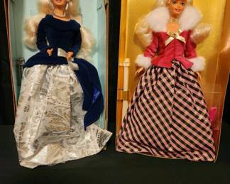 Set Of 2 Avon Exclusive Special Edition Barbies
