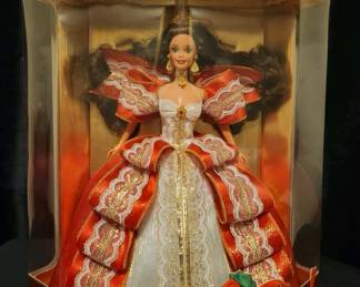 1997 Vtge Holiday Special Edition 10th Anniversary Brunette Barbie 