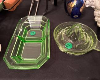 M128 - $5 each vaseline glass