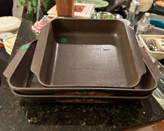 M143 - $2 each teflon coated casserole dishes