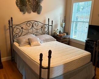 M43 - $175. Full size bed (mattress included if you want it)  Metal frame