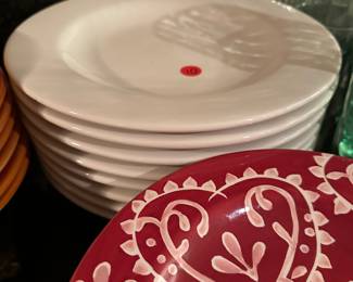 M148 - $10 set of large white pasta plates