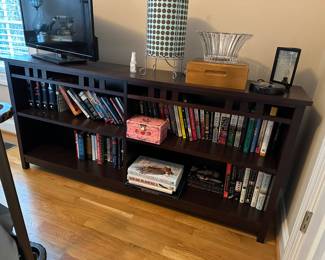 M49 - $75. Bookcase measures 64" x 12" deep x 29.5"