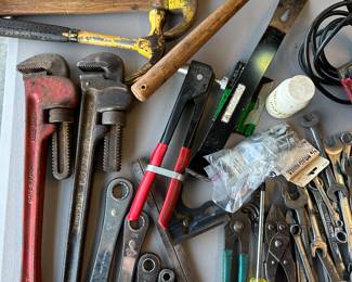 M109 - $15 each pipe wrenches. Others $1 - $3 each