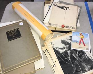 Vintage Pin up Calendars and photos Orlando Auction