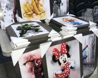 Disney and Marvel Artwork Orlando Auction