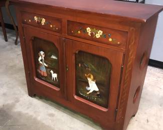 Hand painted Cabinet Orlando Auction