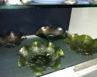Iridescent/Carnival Glass Bowls Orlando