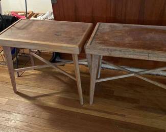 Two Small Scandinavian Style Tables 