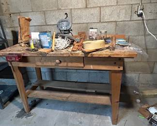Solid Wood Workbench