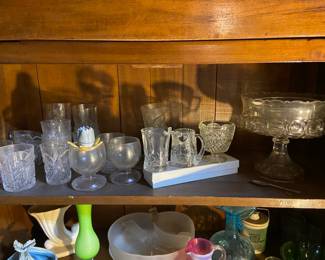Entire Cabinet Of Glassware contents Only bring Boxes