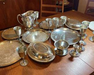Sterling Plate And Pewter