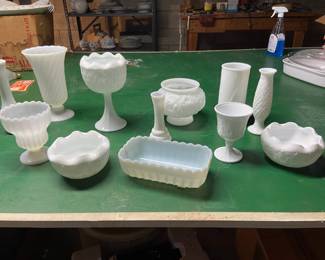 Milk Glass Collection