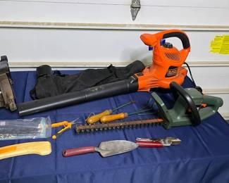 Step Ladders and Lawn Tools